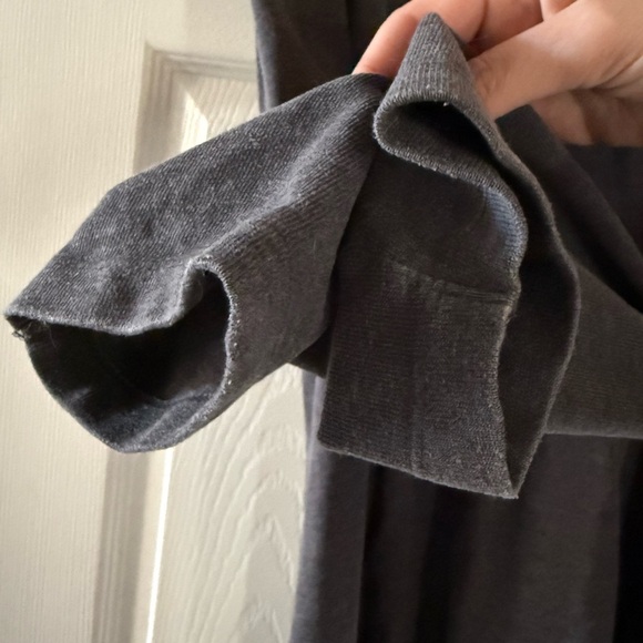 Old Navy Men's Charcoal Long Sleeve Shirt - Picture 3 of 4